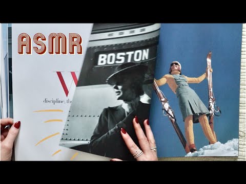*ASMR* Flipping Through a Coffee Table Book (Whispering & Page Flipping)