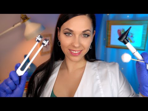 ASMR Intense Ear Cleaning 2 Hearing Test & Ear Exam | Doctor roleplay