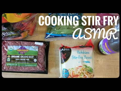 Stir Fry Cooking ASMR || Lo Fi ASMR