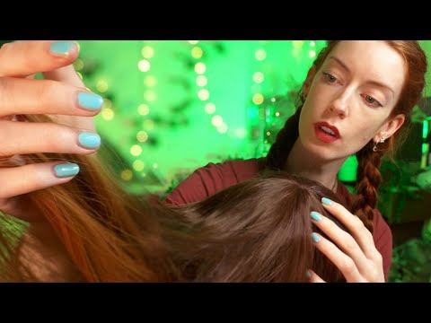 ASMR Sleepy Scalp Massage 💆 (Up-close whispers, Hair Brushing, Personal Attention)