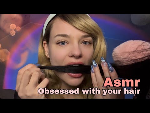 ASMR - Neighbor girl obsessed with your hair