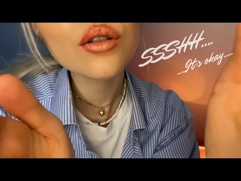 ASMR - Repeating „Shh“ , „It‘s okay“ „You are not alone“