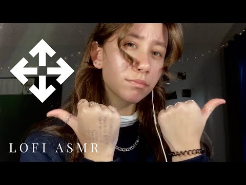 LOFI ASMR peripheral triggers (mouth sounds, hand movements)