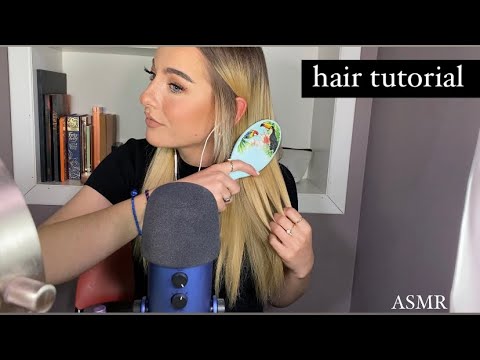 ASMR | how I do my hair