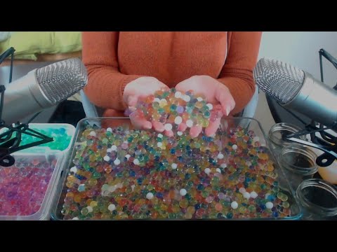ASMR - mesmerizing orbeez/water beads sounds