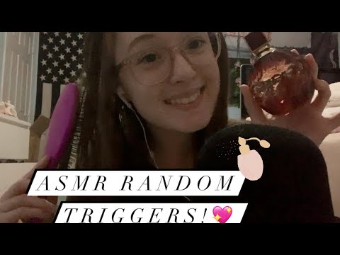 ASMR Random Triggers! (Hair Brushing, Unboxing, Tapping!)✨