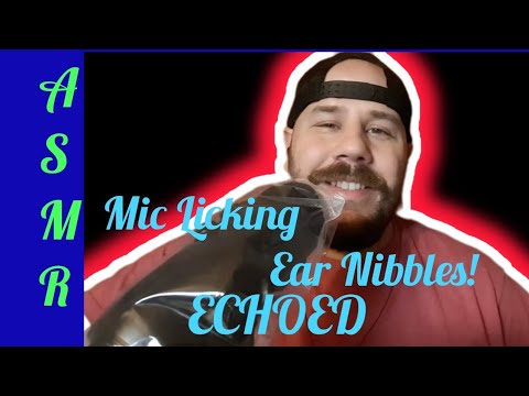 Mic Licking With Ear Nibbles Echoed!!!! Tingle Soooo Good!!