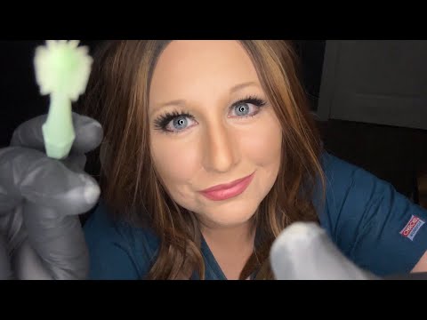 ASMR Cranial Nerve Exam Roleplay | Gloves | Pen Light | Personal Attention