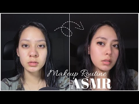 ASMR My Everyday Makeup Routine [Whispering, Tapping]
