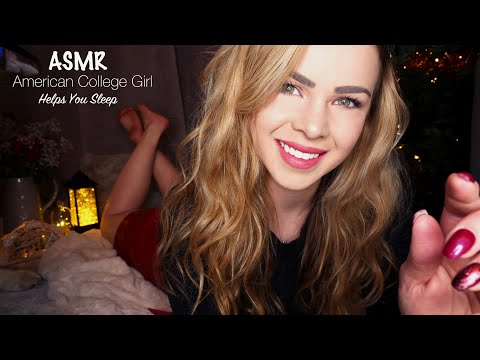 [ASMR] American College Girl Helps You Sleep at Christmas 💛🌙