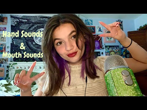 ASMR | Fast and Aggressive Hand Sounds and Mouth Sounds | Soft Spoken Rambles | Shirt Scratching 😴