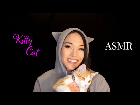 ASMR with my KITTEN 🐱 (Ear to Ear Purring, with Birthday Story)