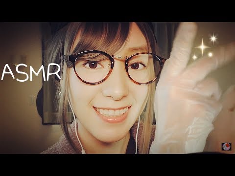 [ASMR]調理用のゴム手袋の音/Sound of rubber gloves/Hand Movement