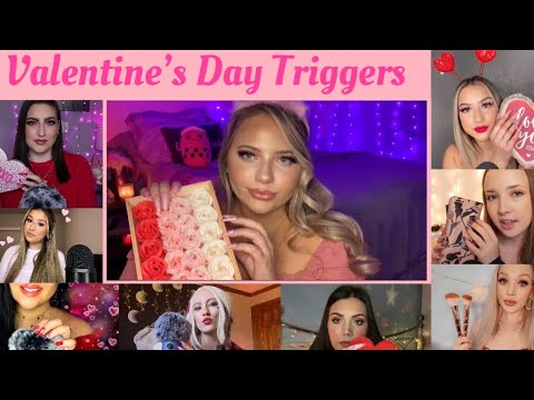 Asmr Valentine’s Day Triggers Collab | Tapping, Scratching & More 💗