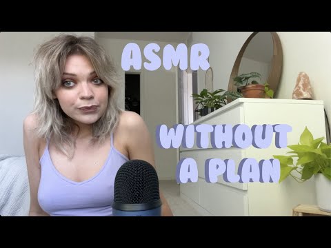 ASMR without a plan ~ ramble, up close whispers, hand movements, etc.