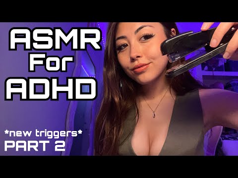 ASMR for ADHD but even more tingly!! 🫠✨ fast and aggressive (NEW TRIGGERS)