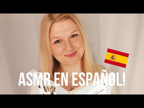 ASMR Tratando de hablar Español!! 😊 I try to speak Spanish!! 🌷