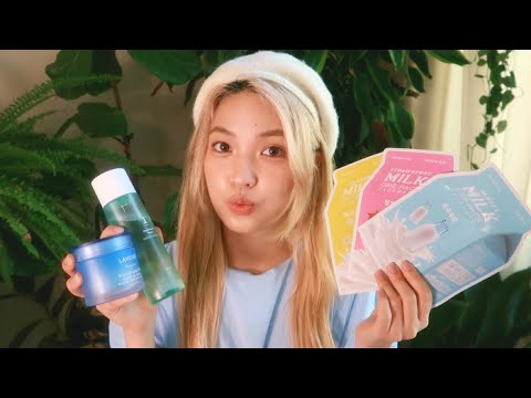 ASMR Summer Skincare | Hair Brushing, Cleansing, Personal Attention {layered sounds} ft. Dossier