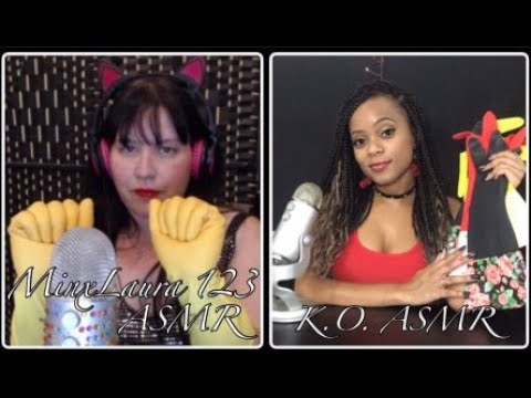 I GLOVE YOU ! Relaxing Glove Sounds collab with K.O. ASMR