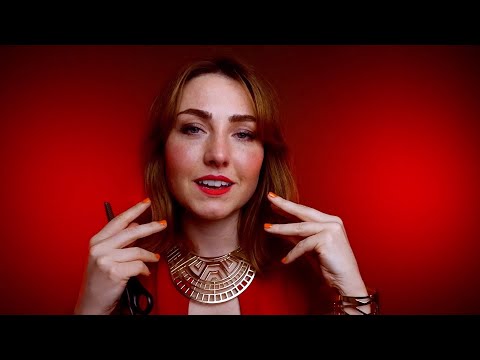 ASMR - Flirty stylist trims your beard (layered sounds + personal attention)
