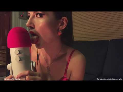 ASMR Sounds with Mouth and Tongue, Licking, Sucking, Kissing