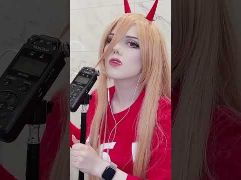 ASMR Power Chainsaw Man Cosplay #asmr