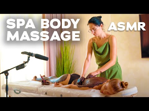 ASMR | MASSAGE | asmr chocolate spa body massage | asmr treatment