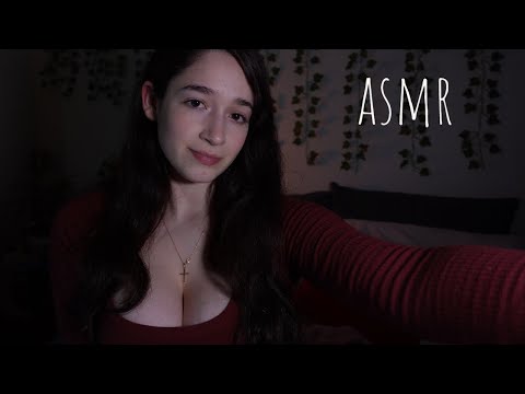 [ASMR] Caring Friend Helps you Sleep 😴  | Relaxing Massage, Hair Brushing (roleplay) 💤