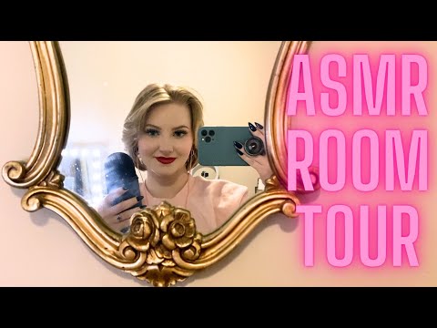 UPDATED ASMR ROOM TOUR| 🎀UP-CLOSE WHISPERING