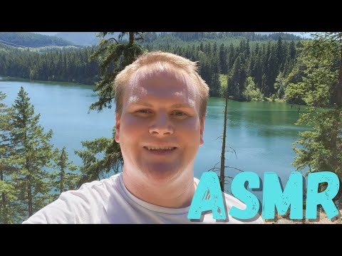 ASMR - Relax on a Nature Walk With Me - Nature Sounds, Tree Tapping, Water Sounds
