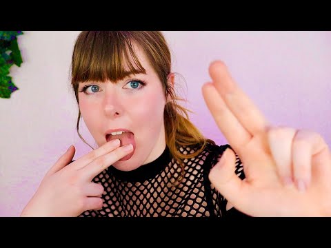 ASMR | Flirting With Your Spit Painter (WET mouth sounds) 💦💦