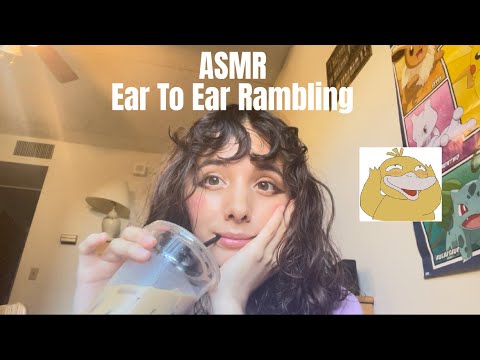 ASMR | Eat breakfast with me ❤️ (Ear to Ear Rambling)