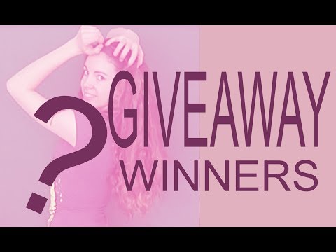 ANNOUNCING THE GIVEAWAY WINNERS! ASMR