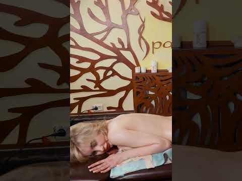 ACMR relaxing and modeling foot massage for beautiful blonde girl #asmrmassage