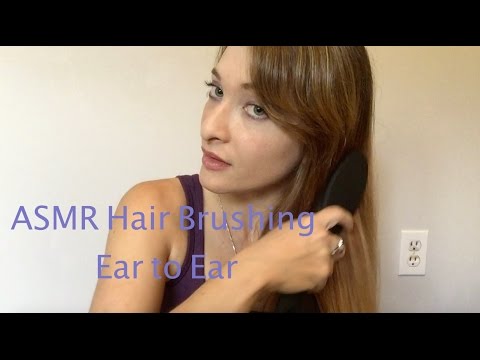 Hair Brushing Ear to Ear ASMR