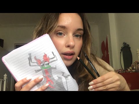 Mean Girl Is Drawing You Roleplay ASMR (You are a cartoon character)
