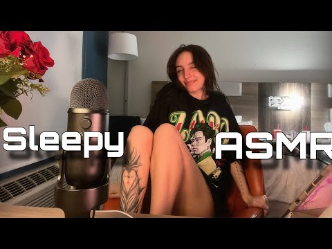 Sleepy Sounds ASMR Triggers ( Upclose Whispering, Mic Rubbing/Gripping, Hand Sounds, Mouth Sounds )