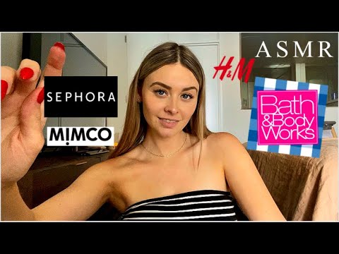 ASMR Black Friday/Christmas Haul (Tapping, Hand Sounds, Whispers Etc.)