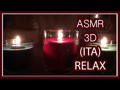 ❤ASMR 3D (ITALIANO)❤ Serata in Relax a lume di candele! Sussurri e Soffi - Whisper & Blowing