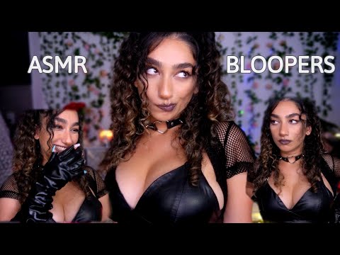 ASMR | Goth Girlfriend Bloopers (behind the scenes)
