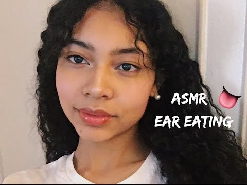 ASMR Ear Eating, Nibbling, and Licking