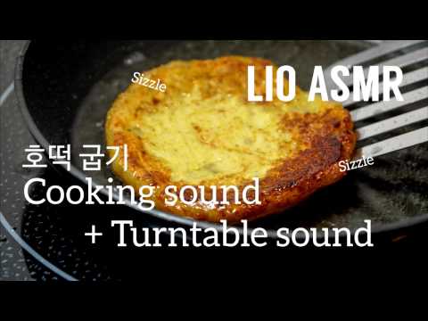 ASMR] Cooking+Turntable sound