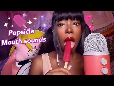 ASMR | popsicle mouth sounds 💦 [requested]