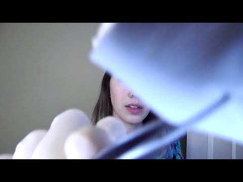 ASMR Surgeon Treats a Cut on Your Face (with Latex Gloves)