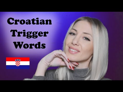 ASMR |  Trigger Words in Croatian Language (Šaputanje riječi na Hrvatskome jeziku) 💋