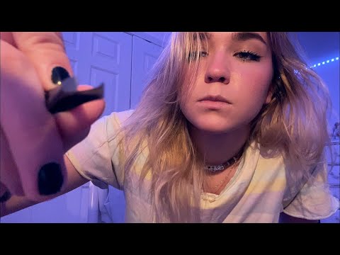ASMR Doing Your Eyebrows (up close, personal attention)
