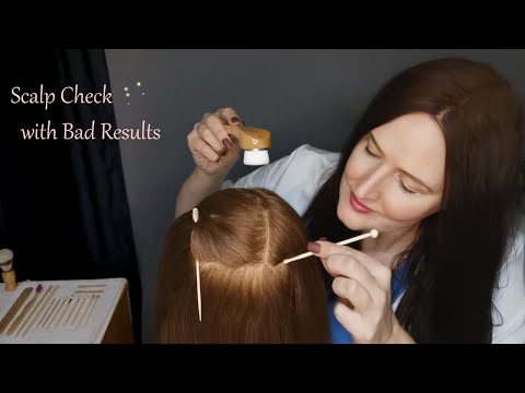 ASMR Scalp Check with Bad Results & Totally New Medical Instruments (Whispered)
