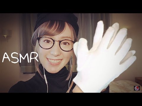 [ASMR]マチあり白手袋の音/White gloves sound