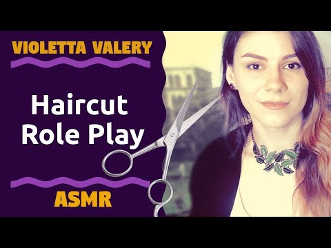 АСМР парикмахерская (стрижка кончиков), ролевая игра, тихий голос / ASMR Haircut Role Play