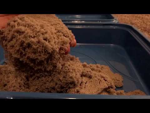 ASMR ~ Kinetic Sand with Brushing and Tapping